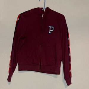 Victoria Secret/ Pink jacket color maroon women’s M
